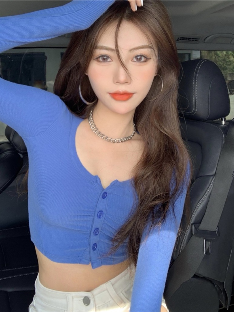 Women's Sweet and Spicy Jazz Dance Crop Top - Autumn Midriff Practice Outfit, Instagram Style, Trendy Dancewear