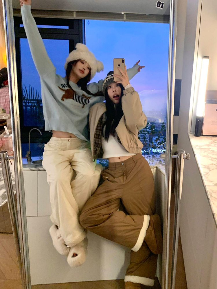 Women's Vintage Plaid Short Cotton Jacket - Slimming Versatile Puffer Coat for Autumn & Winter, 90s Inspired Style Women's Vintage Plaid Short Cotton Jacket - Slimming Versatile Puffer Coat for Autumn & Winter, 90s Inspired Style