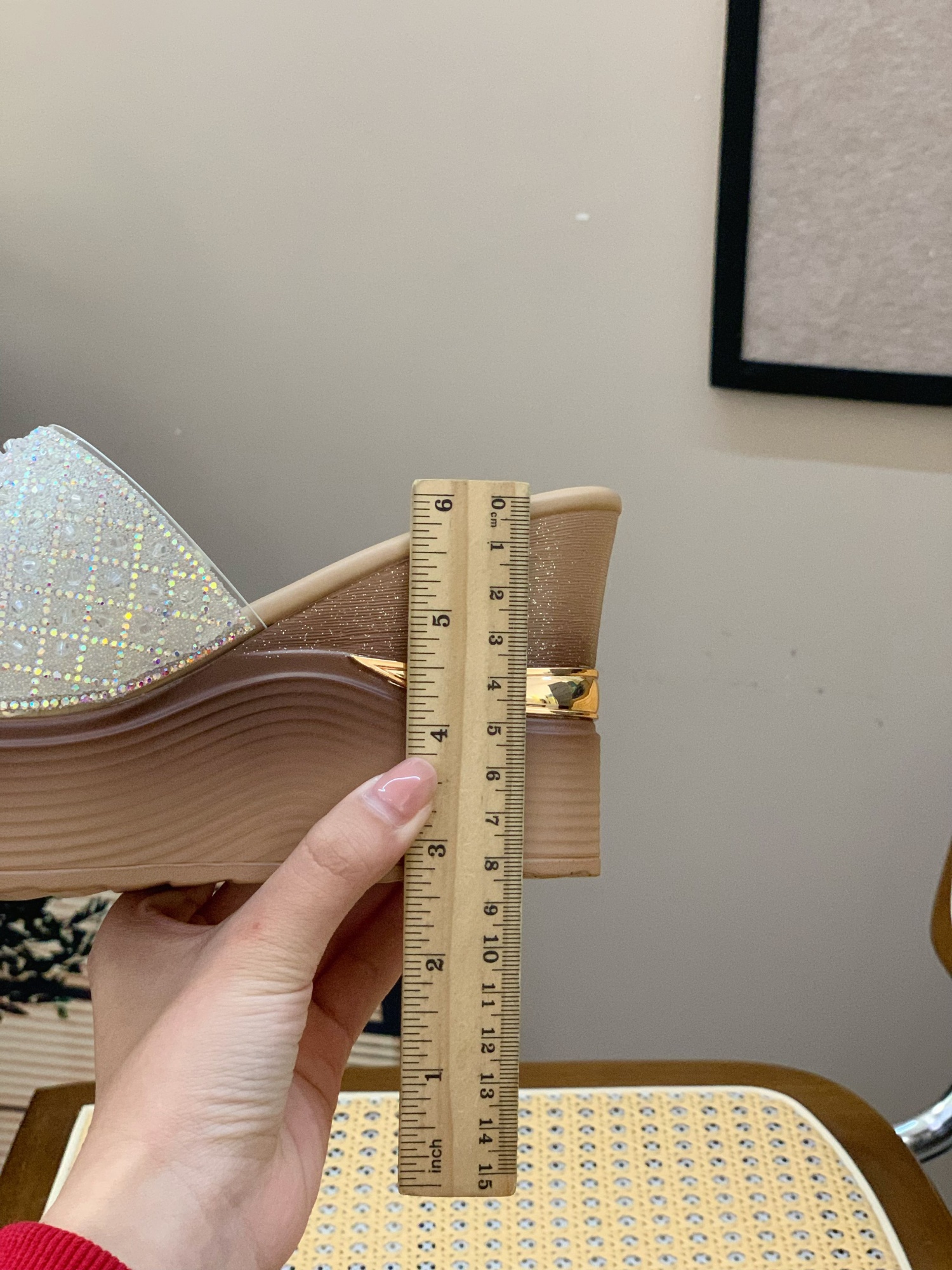 Women's Wedge Sandals 2025 - Summer Platform Slip-On with Thick Sole and Rhinestone Details, Stylish and Versatile Footwear Women's Wedge Sandals 2025 - Summer Platform Slip-On with Thick Sole and Rhinestone Details, Stylish and Versatile Footwear