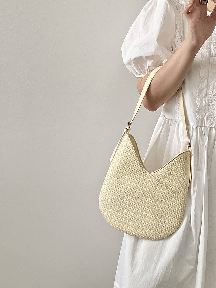 Women's Woven Hand-Held Underarm Bag - High-End Feel Spring/Summer Crossbody Bag for 2025 - Trendy Niche Design Women's Woven Hand-Held Underarm Bag - High-End Feel Spring/Summer Crossbody Bag for 2025 - Trendy Niche Design