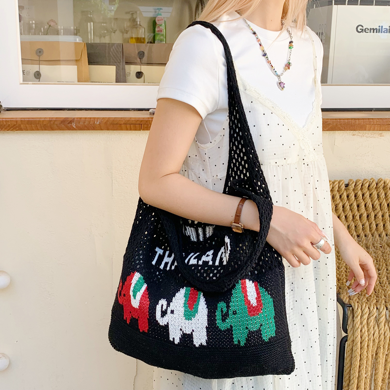 Woven Fishing Net Tote Bag for Women, Stylish Artistic Shoulder Bag, 2025 Trendy Versatile Beach Bag, Perfect for Travel Woven Fishing Net Tote Bag for Women, Stylish Artistic Shoulder Bag, 2025 Trendy Versatile Beach Bag, Perfect for Travel