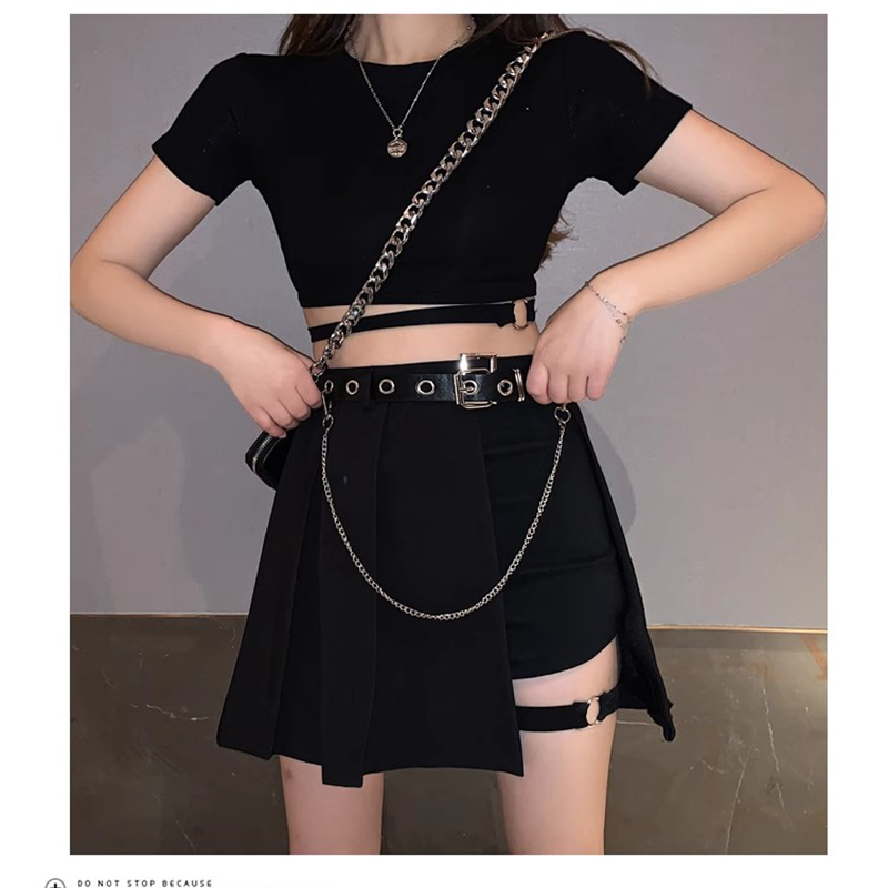 Y2K Abijazz Dance Top and Short Skirt Set for Women's Nightclub and Party Performance Outfit Y2K Abijazz Dance Top and Short Skirt Set for Women's Nightclub and Party Performance Outfit