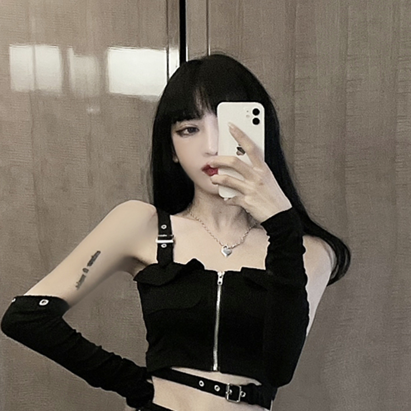 Y2K Abijazz Dance Top and Short Skirt Set for Women's Nightclub and Party Performance Outfit Y2K Abijazz Dance Top and Short Skirt Set for Women's Nightclub and Party Performance Outfit