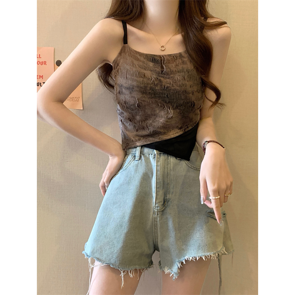 Y2K Aesthetic Wasteland Style Tank Top for Women - Trendy Jazz Dance Top for Music Festivals and Hot Girl Vibes Y2K Aesthetic Wasteland Style Tank Top for Women - Trendy Jazz Dance Top for Music Festivals and Hot Girl Vibes