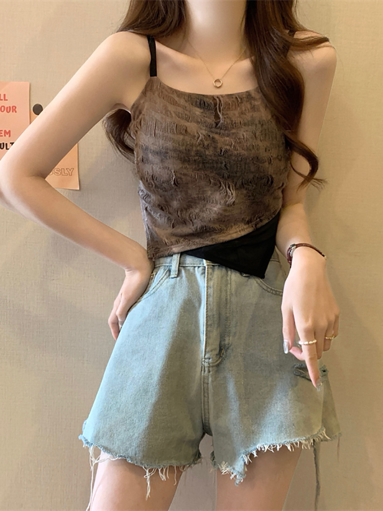 Y2K Aesthetic Wasteland Style Tank Top for Women - Trendy Jazz Dance Top for Music Festivals and Hot Girl Vibes Y2K Aesthetic Wasteland Style Tank Top for Women - Trendy Jazz Dance Top for Music Festivals and Hot Girl Vibes