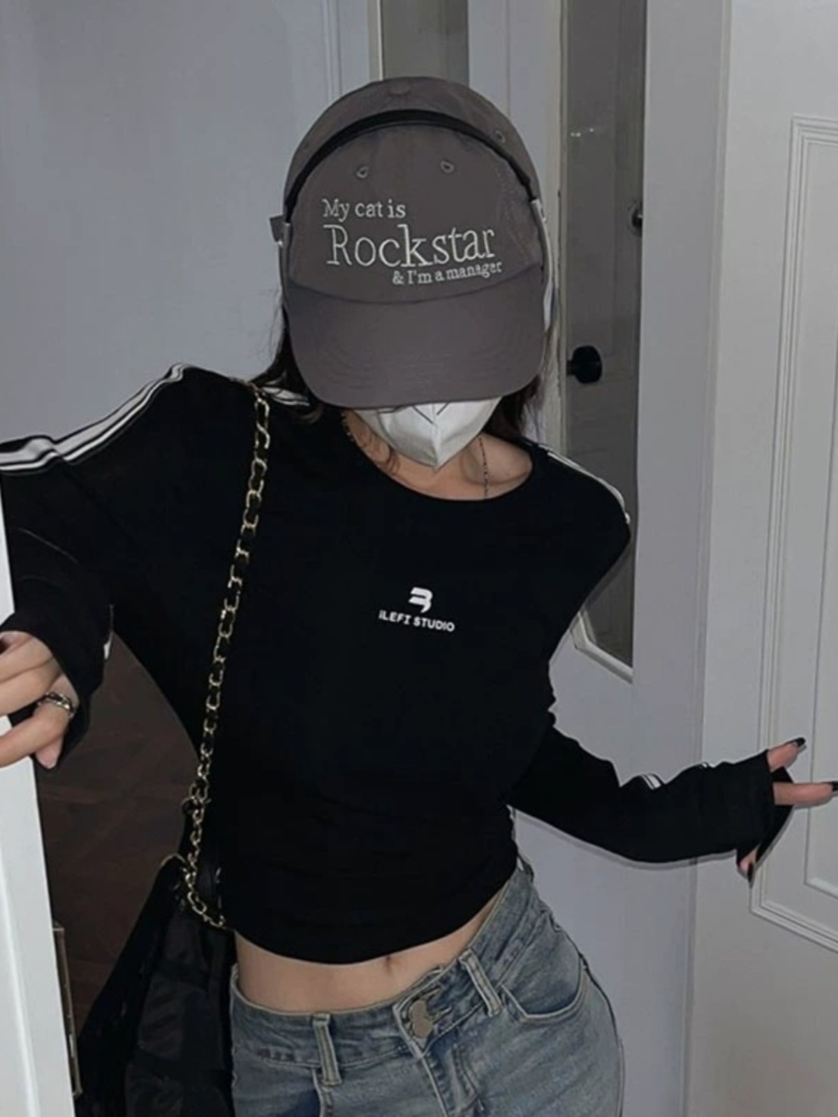 Y2K American Style Short Jazz Dance Top for Women - Long Sleeve Slim-Fit Shirt, Spicy Girl Aesthetic, K-Pop Inspired Fashion Y2K American Style Short Jazz Dance Top for Women - Long Sleeve Slim-Fit Shirt, Spicy Girl Aesthetic, K-Pop Inspired Fashion