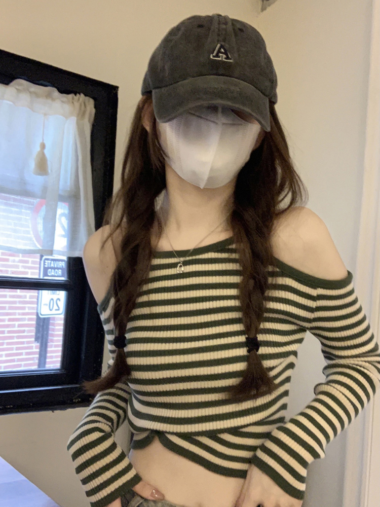 Y2K American Style Sweet and Spicy Crop Top for Women, Short Knitted Base Layer for Jazz Dance & K-Pop Music Festival Y2K American Style Sweet and Spicy Crop Top for Women, Short Knitted Base Layer for Jazz Dance & K-Pop Music Festival