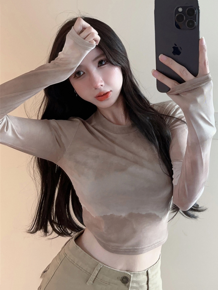 Y2K American Wasteland Style Top for Girls - Trendy Dance Wear Jazz Shirt for Performance Outfits Y2K American Wasteland Style Top for Girls - Trendy Dance Wear Jazz Shirt for Performance Outfits