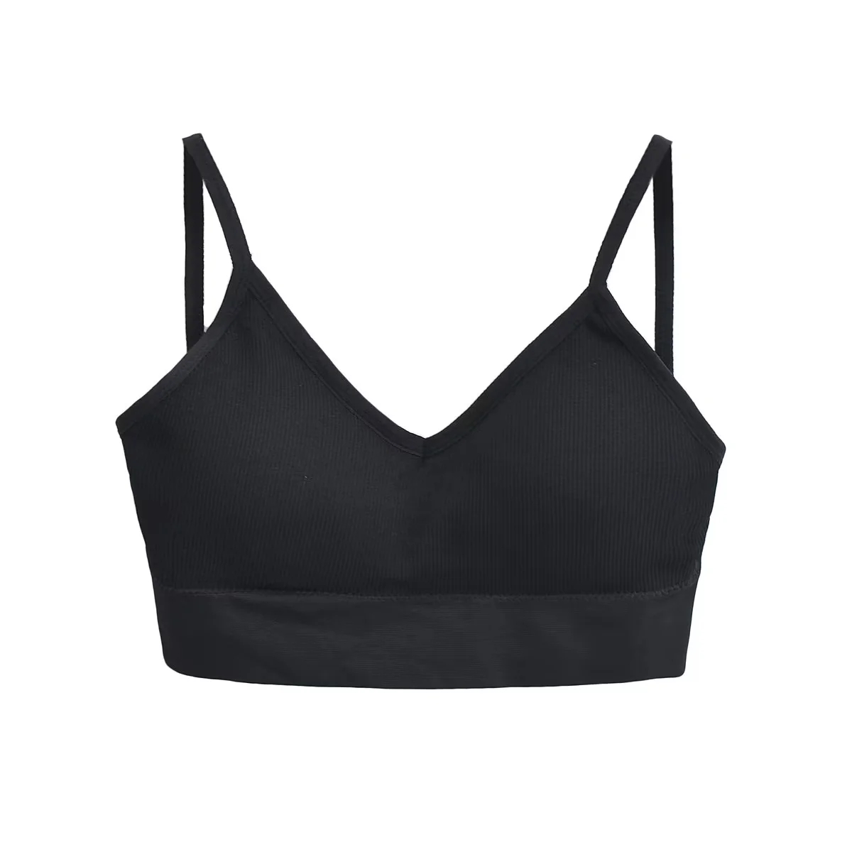 Y2K Black and White Jazz Dance Tank Top for Women - Trendy Sports Underwear with Beautiful Back Design for Fitness and Street Style