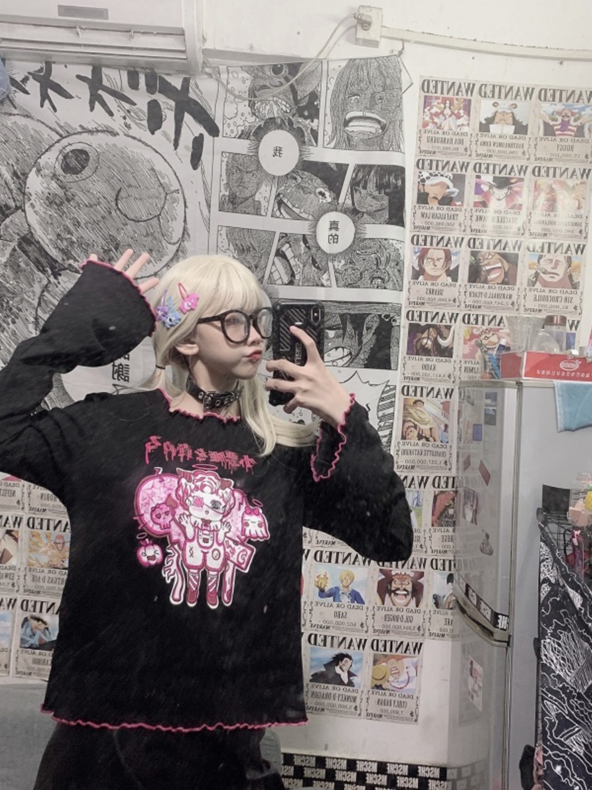 Y2K Dark Style Short-Sleeve T-Shirt for Women - Cool Street Jazz Dance Top, Stylish Casual Wear for Trendy Girls Y2K Dark Style Short-Sleeve T-Shirt for Women - Cool Street Jazz Dance Top, Stylish Casual Wear for Trendy Girls