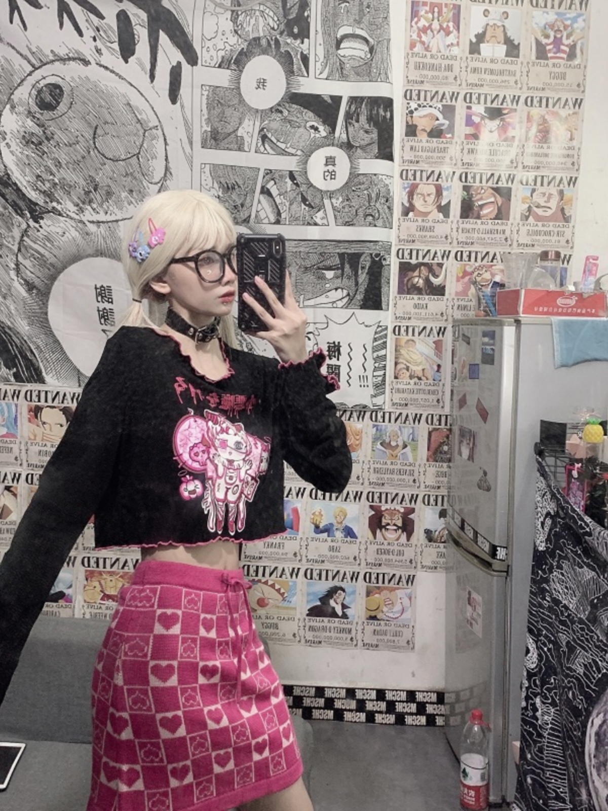 Y2K Dark Style Short-Sleeve T-Shirt for Women - Cool Street Jazz Dance Top, Stylish Casual Wear for Trendy Girls Y2K Dark Style Short-Sleeve T-Shirt for Women - Cool Street Jazz Dance Top, Stylish Casual Wear for Trendy Girls