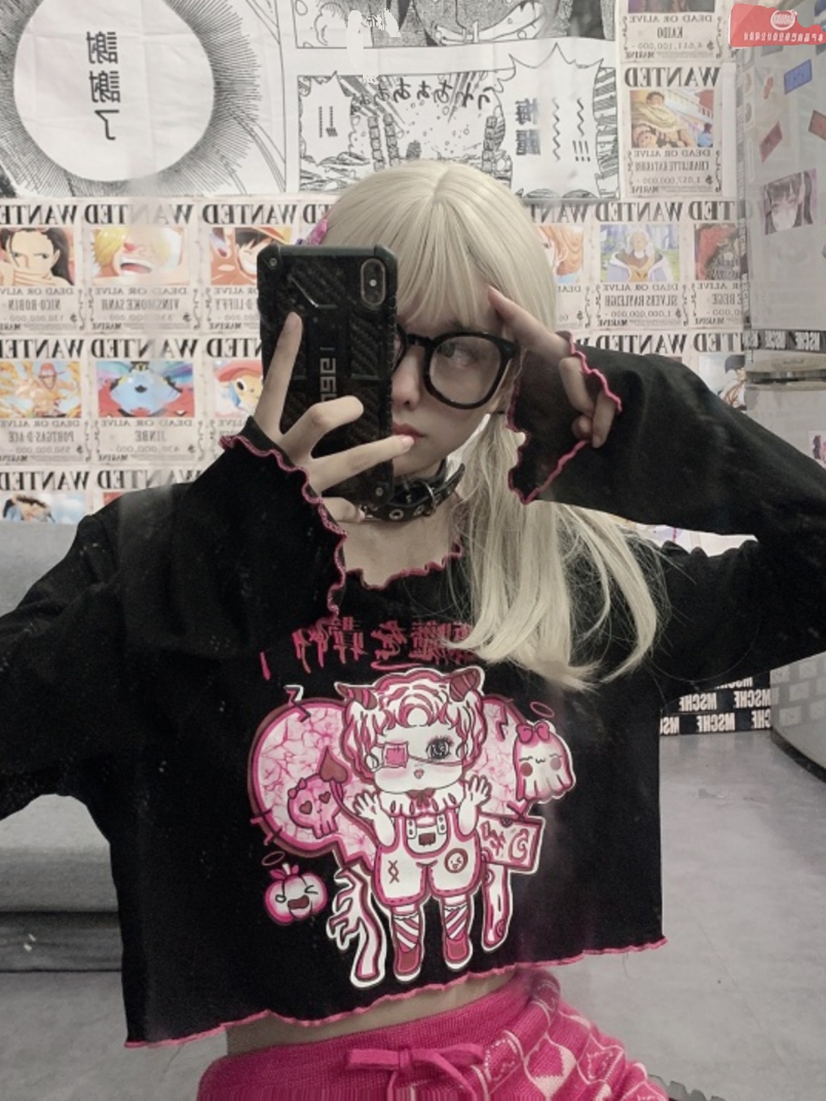 Y2K Dark Style Short-Sleeve T-Shirt for Women - Cool Street Jazz Dance Top, Stylish Casual Wear for Trendy Girls Y2K Dark Style Short-Sleeve T-Shirt for Women - Cool Street Jazz Dance Top, Stylish Casual Wear for Trendy Girls