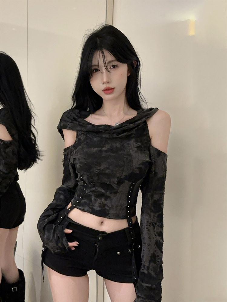 Y2K Dune Wasteland Windbreaker Hoodie for Music Festivals, Jazz Dancing, and K-Pop Style - Sweet and Spicy Design Y2K Dune Wasteland Windbreaker Hoodie for Music Festivals, Jazz Dancing, and K-Pop Style - Sweet and Spicy Design