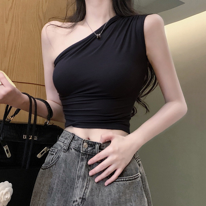 Y2K Hip-Hop Jazz Dance Vest for Women - Sweet and Spicy Niche K-Pop Top for Spring and Autumn, Perfect for Dance Groups