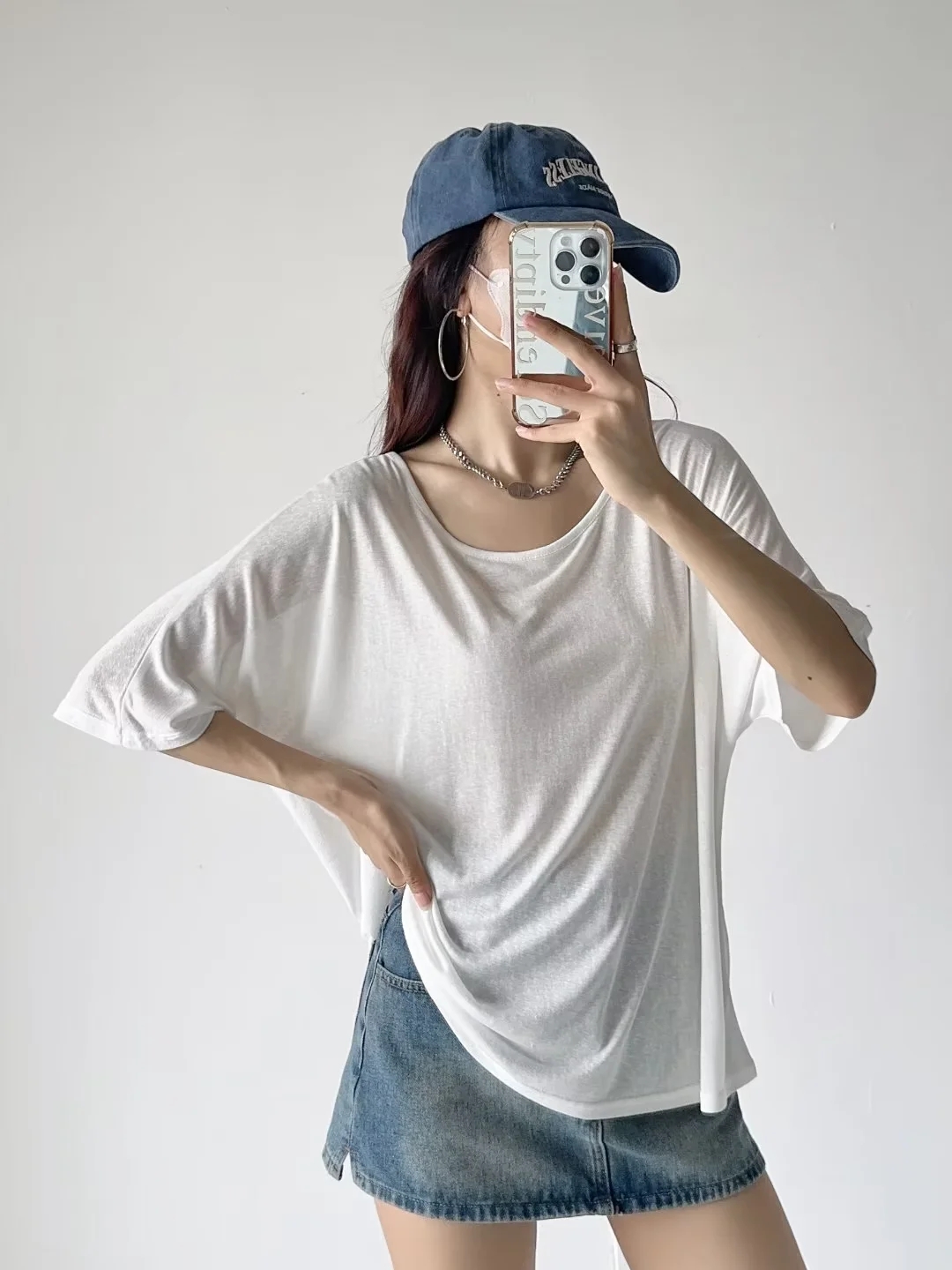 Y2K Jazz Dance Cover-Up Top for Women - Loose Short Sleeve, Sun Protection, Stylish Dancewear for Group Performances