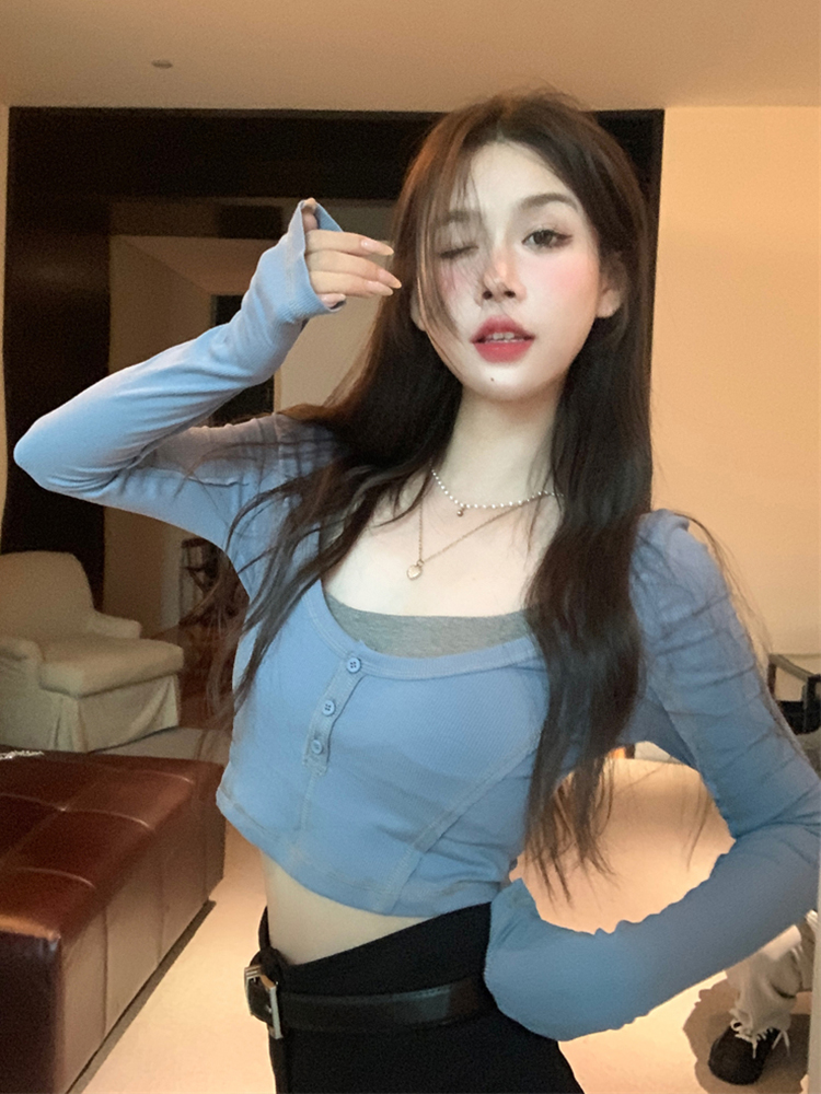 Y2K Jazz Dance Top for Women, Stylish K-Pop Inspired Performance Outfit, Unique Spring and Autumn Fashion Y2K Jazz Dance Top for Women, Stylish K-Pop Inspired Performance Outfit, Unique Spring and Autumn Fashion