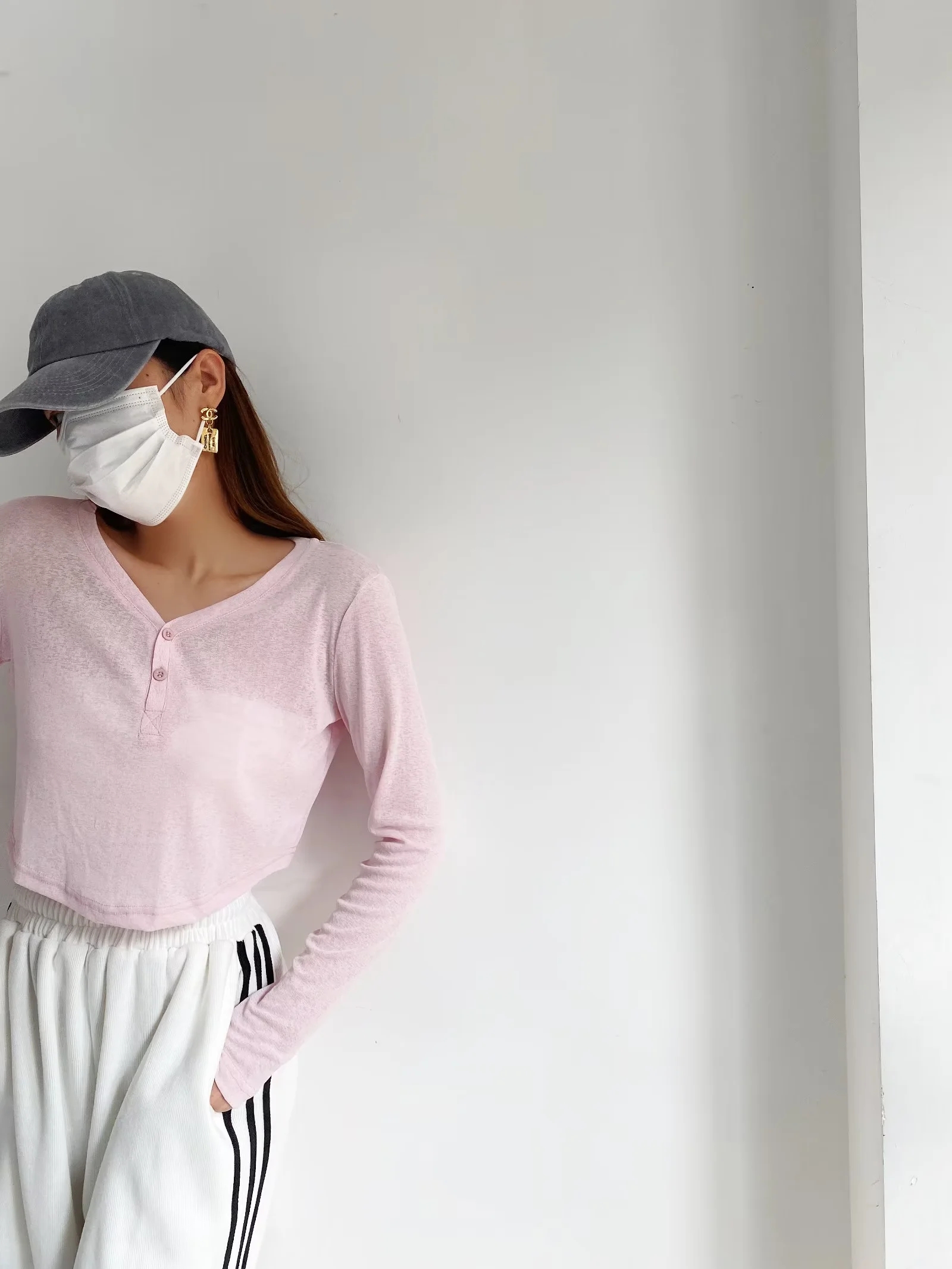 Y2K Jazz Style Long Sleeve T-Shirt for Women, Loose Curved Hem Sun Protection Dance Top Y2K Jazz Style Long Sleeve T-Shirt for Women, Loose Curved Hem Sun Protection Dance Top