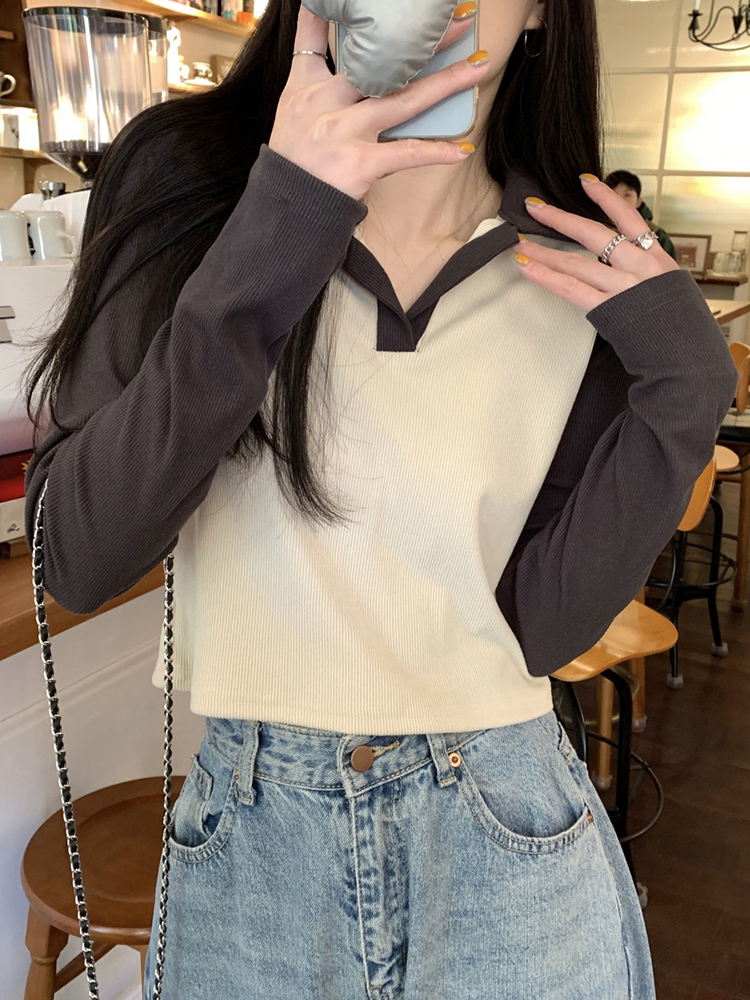 Y2K Long Sleeve Crop Top for Women, Sweet and Spicy Jazz Dance T-Shirt, K-Pop Festival Outfit