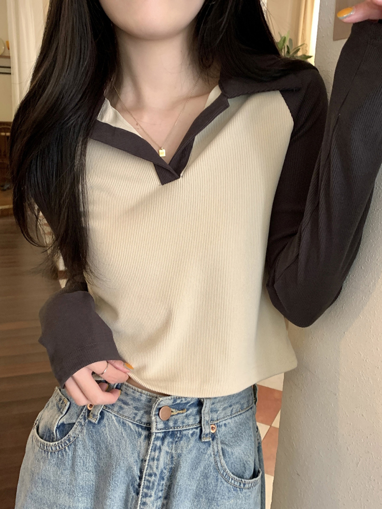 Y2K Long Sleeve Crop Top for Women, Sweet and Spicy Jazz Dance T-Shirt, K-Pop Festival Outfit Y2K Long Sleeve Crop Top for Women, Sweet and Spicy Jazz Dance T-Shirt, K-Pop Festival Outfit