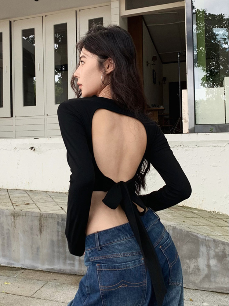 Y2K Long Sleeve T-Shirt for Women - Spicy Girl Jazz Dance K-Pop Top for Autumn Music Festival Outfits Y2K Long Sleeve T-Shirt for Women - Spicy Girl Jazz Dance K-Pop Top for Autumn Music Festival Outfits