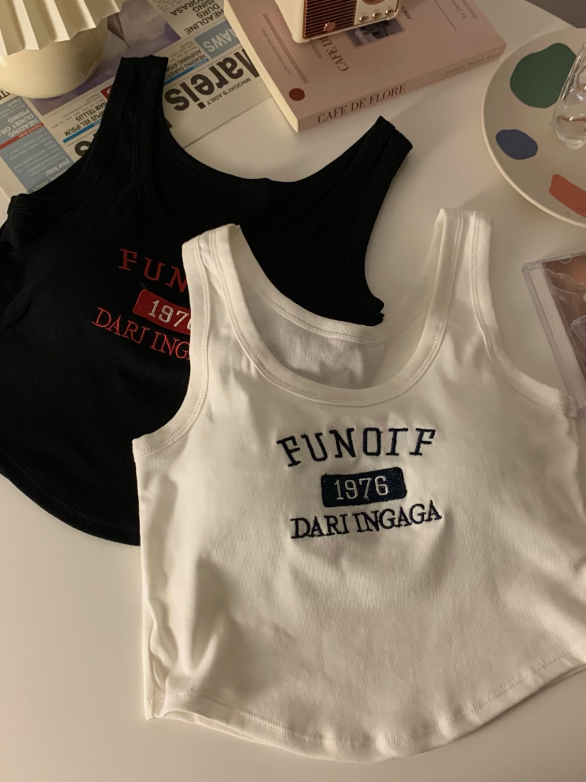 Y2K Sleeveless Jazz Tank Top with U-Neck and Side Breast Coverage - Spicy Women’s Summer Inner Wear for Outer Wear Y2K Sleeveless Jazz Tank Top with U-Neck and Side Breast Coverage - Spicy Women’s Summer Inner Wear for Outer Wear