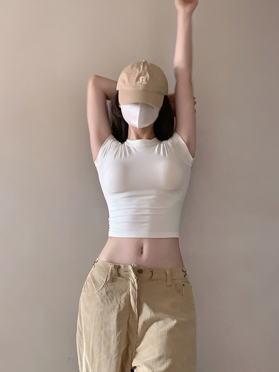 Y2K Slim-Fit Short Sleeve T-Shirt for Women, American Style Sweet and Spicy Jazz Dance Top, K-Pop Inspired Dance Outfit Y2K Slim-Fit Short Sleeve T-Shirt for Women, American Style Sweet and Spicy Jazz Dance Top, K-Pop Inspired Dance Outfit