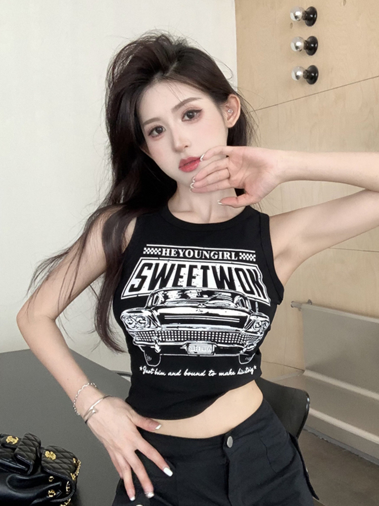 Y2K Wasteland Style Jazz Dance Vest for Girls - Trendy Performance Outfit with Unique Design Elements Y2K Wasteland Style Jazz Dance Vest for Girls - Trendy Performance Outfit with Unique Design Elements