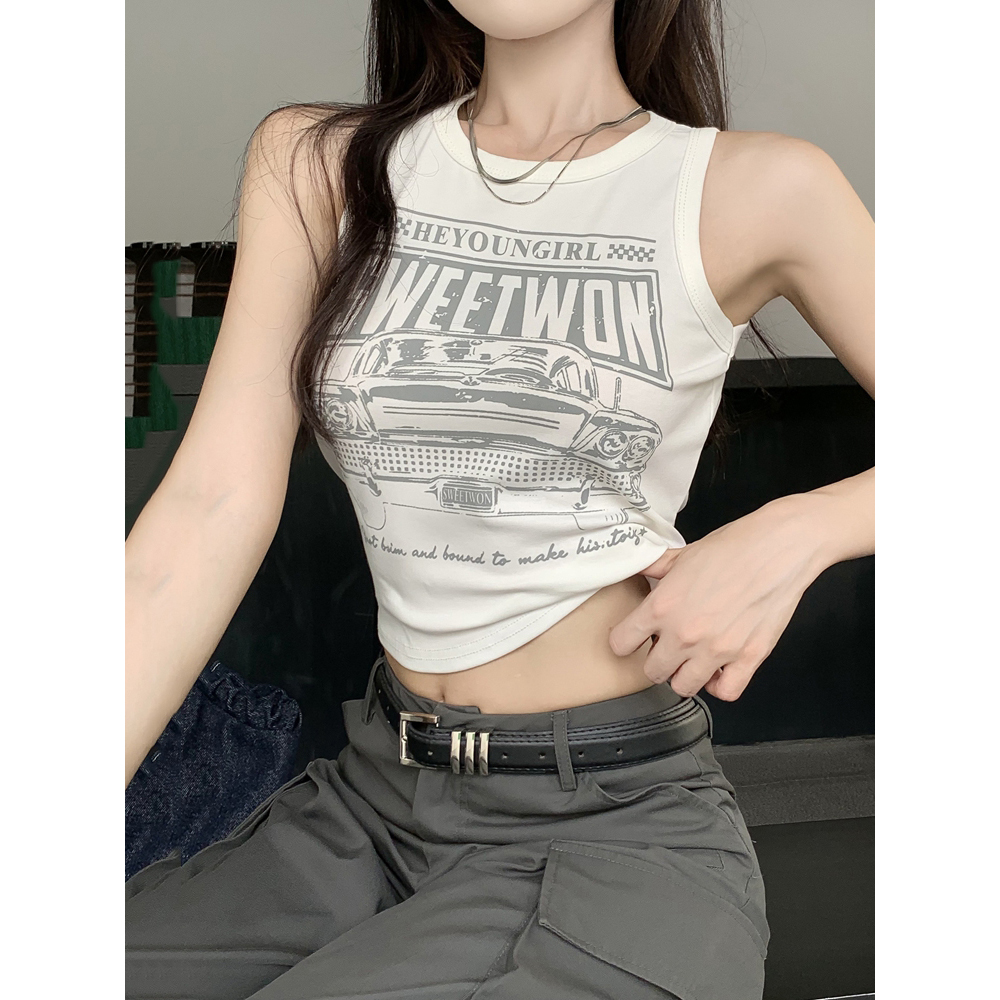 Y2K Wasteland Style Jazz Dance Vest for Girls - Trendy Performance Outfit with Unique Design Elements Y2K Wasteland Style Jazz Dance Vest for Girls - Trendy Performance Outfit with Unique Design Elements