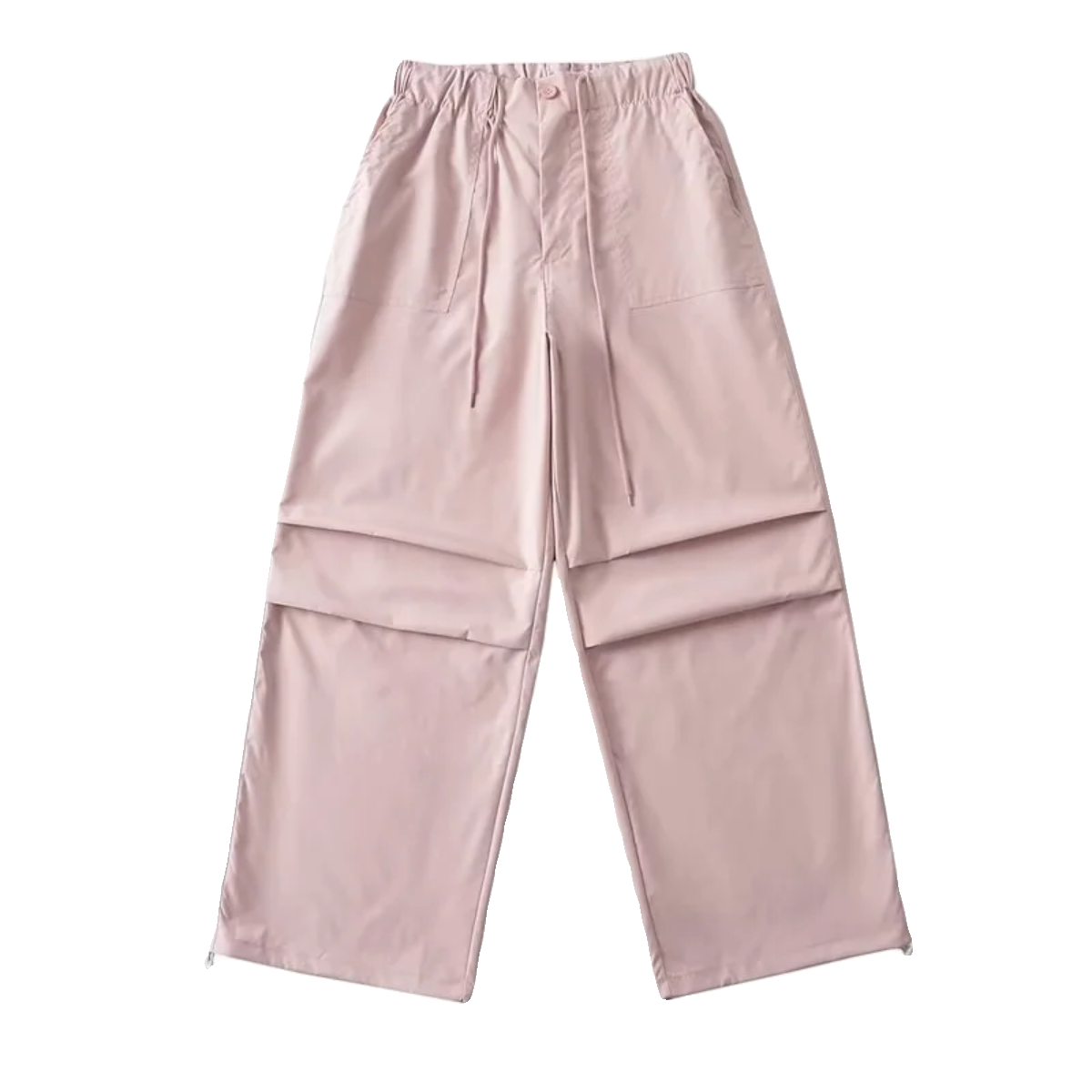 Y2K White Cargo Pants for Women - Trendy Tapered Sports Pants for Autumn Jazz Dance and Hip-Hop Style Y2K White Cargo Pants for Women - Trendy Tapered Sports Pants for Autumn Jazz Dance and Hip-Hop Style