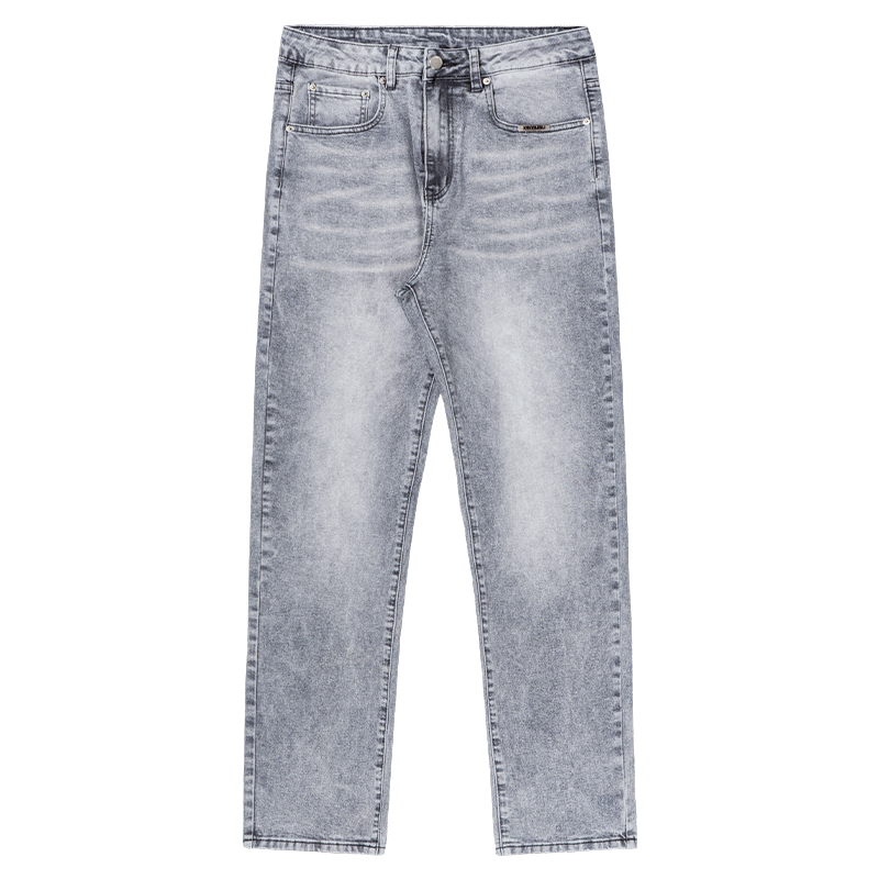 Yellow Mud Dyed Denim Pants for Women - Vintage High Street Style with Slight Stretch, American 90s Inspired Fashion Yellow Mud Dyed Denim Pants for Women - Vintage High Street Style with Slight Stretch, American 90s Inspired Fashion