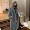 Womens Long Cashmere-like Coat: the Perfect Y2k Long Dress Alternative