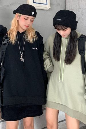 Lake blue girlfriends outfit hooded sweater