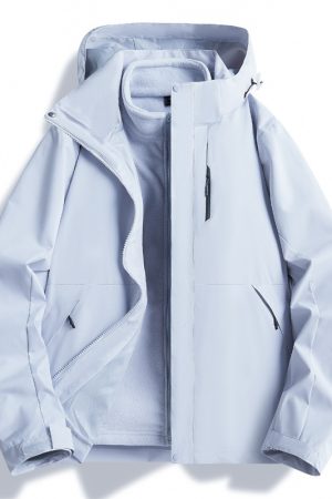 Three-in-one Fleece-lined Thick Coat For Couples