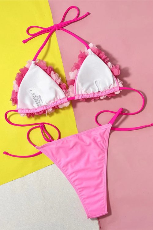 3D Petal Bikini Set