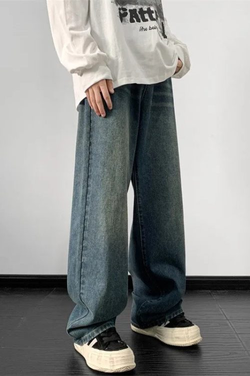 Baggy Washed Denim Jeans