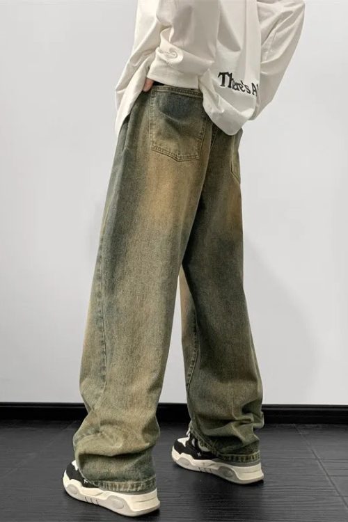 Baggy Washed Denim Jeans