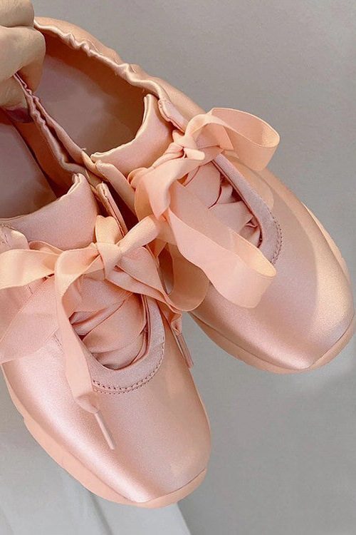 Balletcore Aesthetic Satin Bow Sneakers