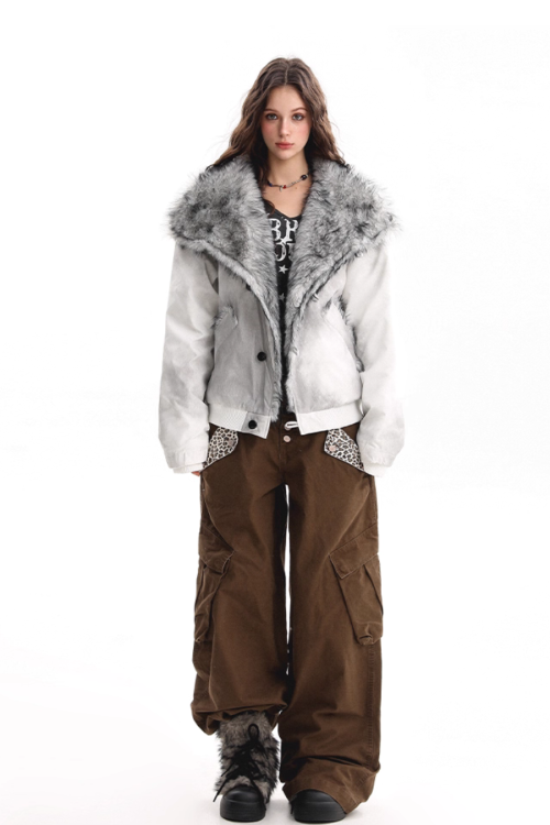 Big Collar Fleece Jacket