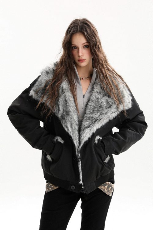 Big Collar Fleece Jacket