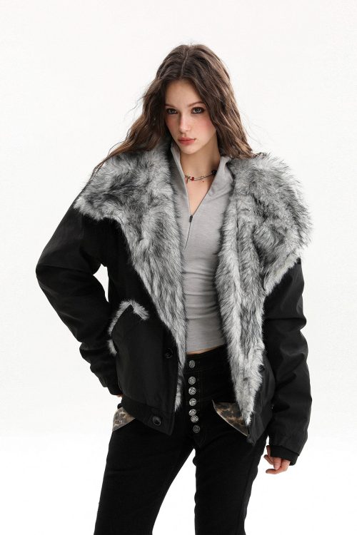 Big Collar Fleece Jacket