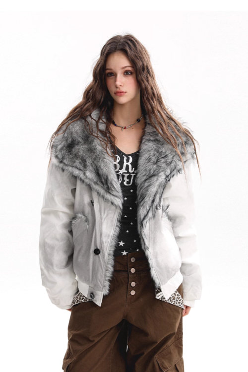 Big Collar Fleece Jacket