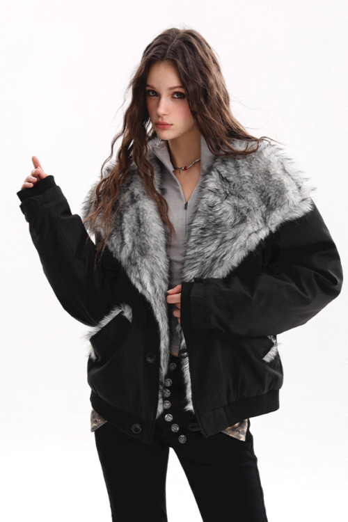 Big Collar Fleece Jacket