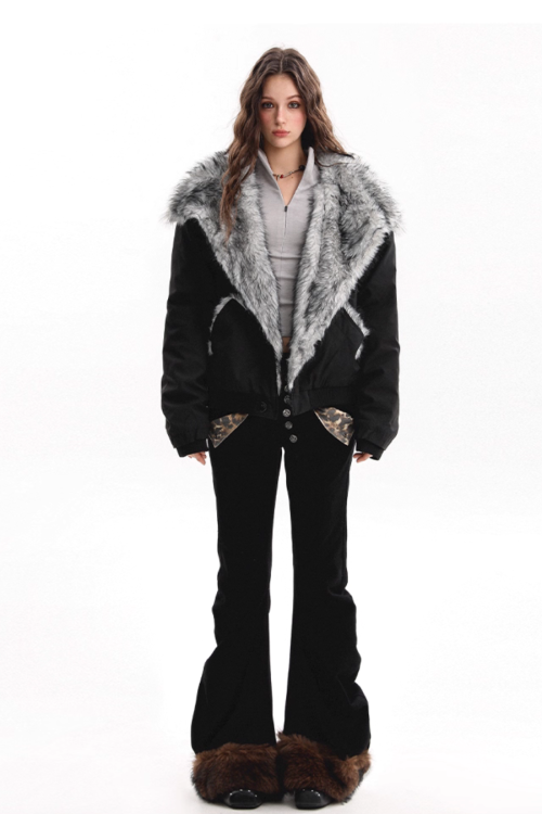 Big Collar Fleece Jacket