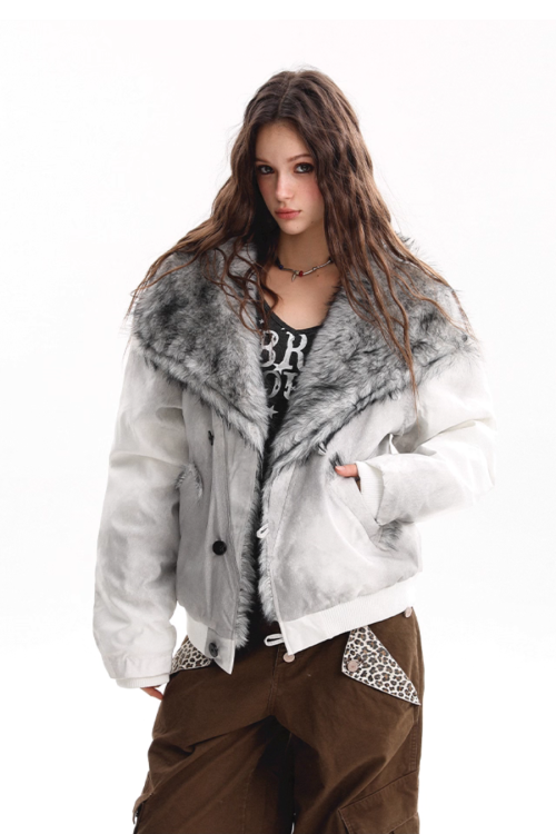 Big Collar Fleece Jacket