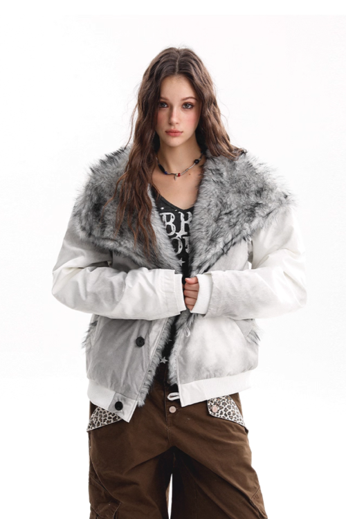 Big Collar Fleece Jacket