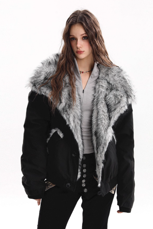 Big Collar Fleece Jacket