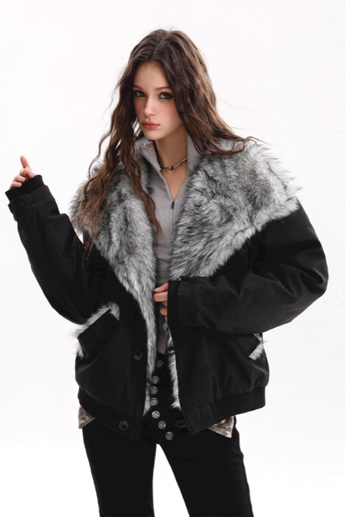 Big Collar Fleece Jacket