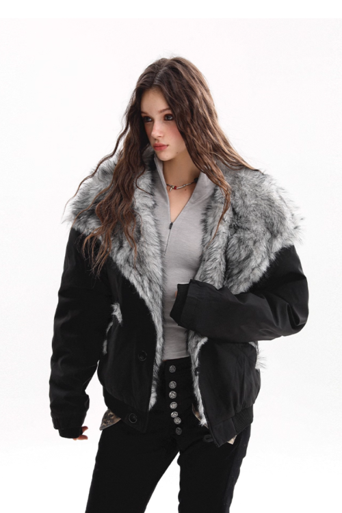 Big Collar Fleece Jacket