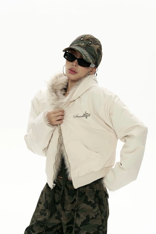Big Hood Fur Coat