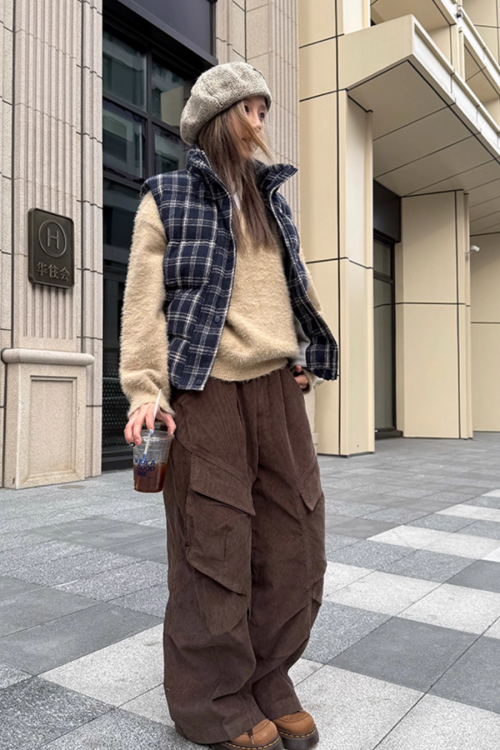 Big Pocket Wide Cargo Pants